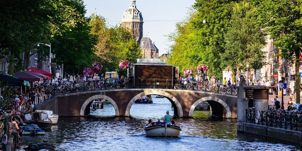 Nederland landschap gracht Nederland landschap gracht