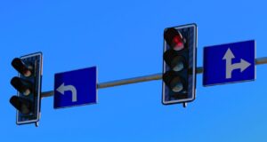 Verkeerslichten in sprake van speciaal transport